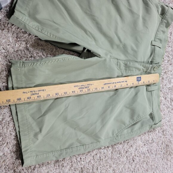 Eddie Bauer Shorts Mens 38 Green Chino Hiking Camp Stretch Outdoors - Picture 4 of 8